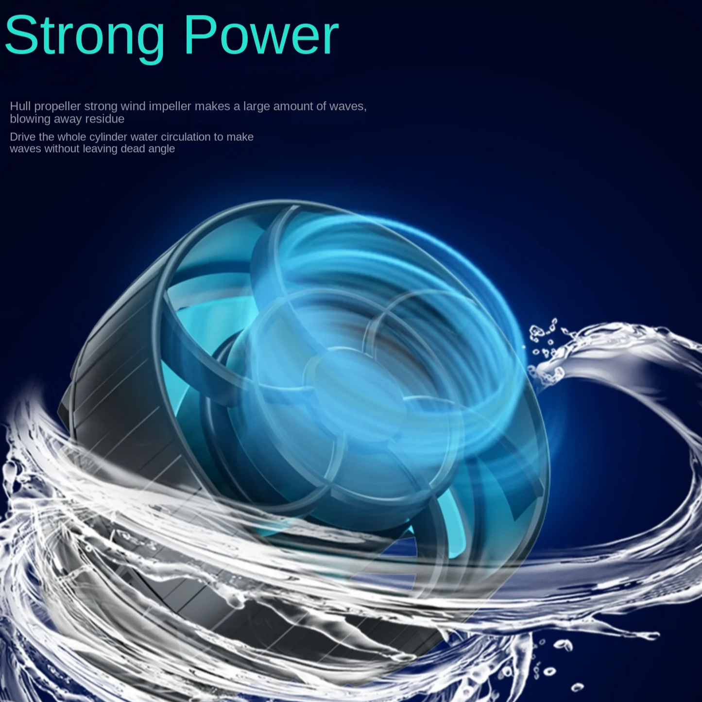 WiFi Controlled Fish Tank Wave Maker with LCD Display 16M