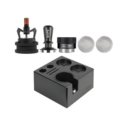 58.5mm Barista Espresso Kit Six Piece Set Black