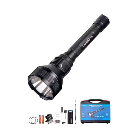 Complete Hunting Flashlight Kit with Rechargeable LED Torch