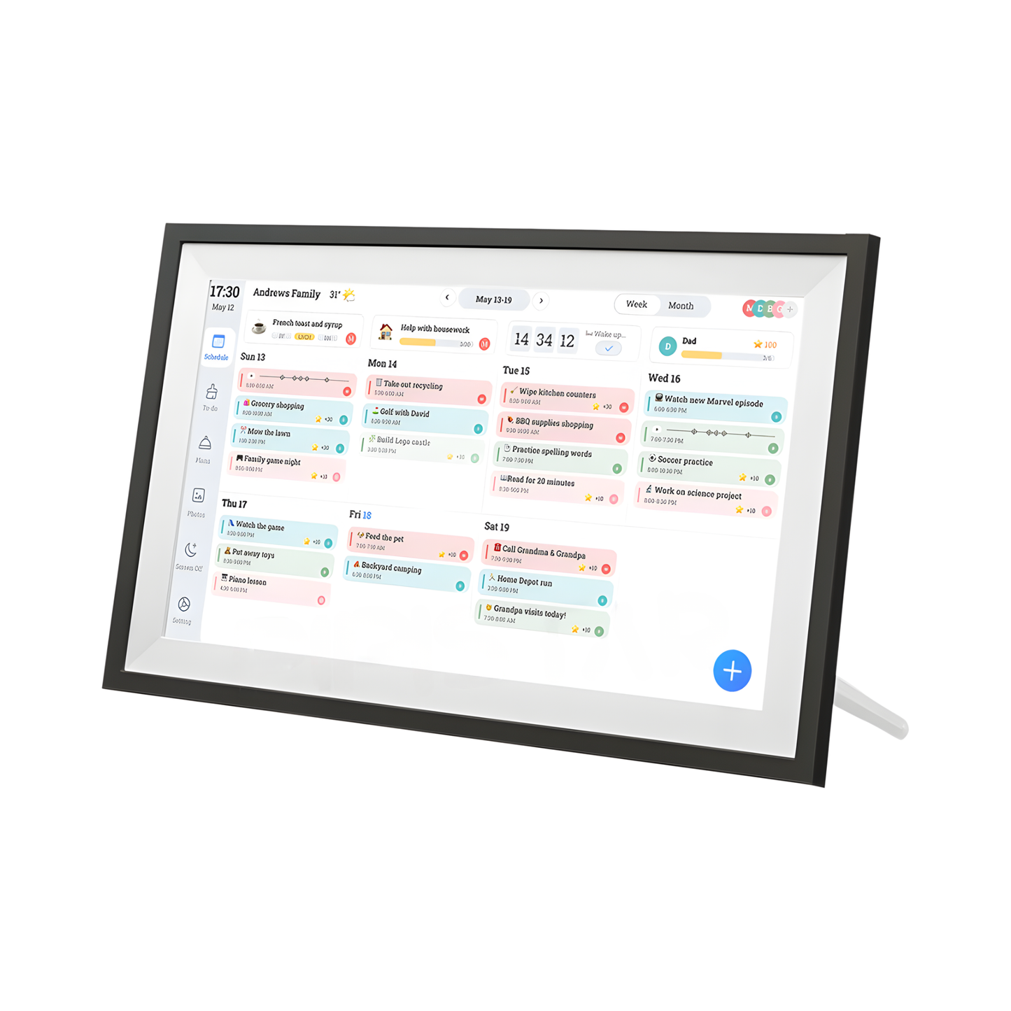 WiFi Digital Planner & Chore Chart 15.6 Inch