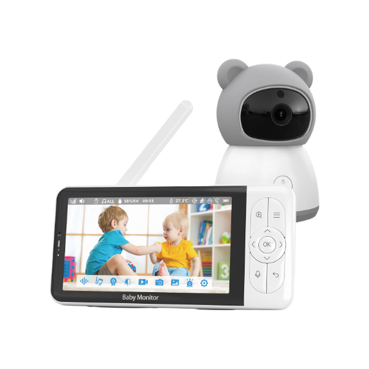 WiFi Baby Monitor 5 Inch 1080P Two-Way Audio Camera