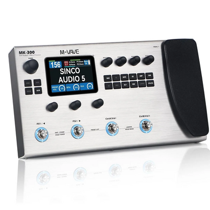 Guitar Multi-Effects Pedal with LCD Looper Drum Machine
