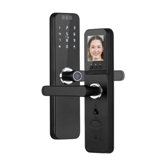 22x200 WiFi Door Lock with Screen & Rechargeable Battery