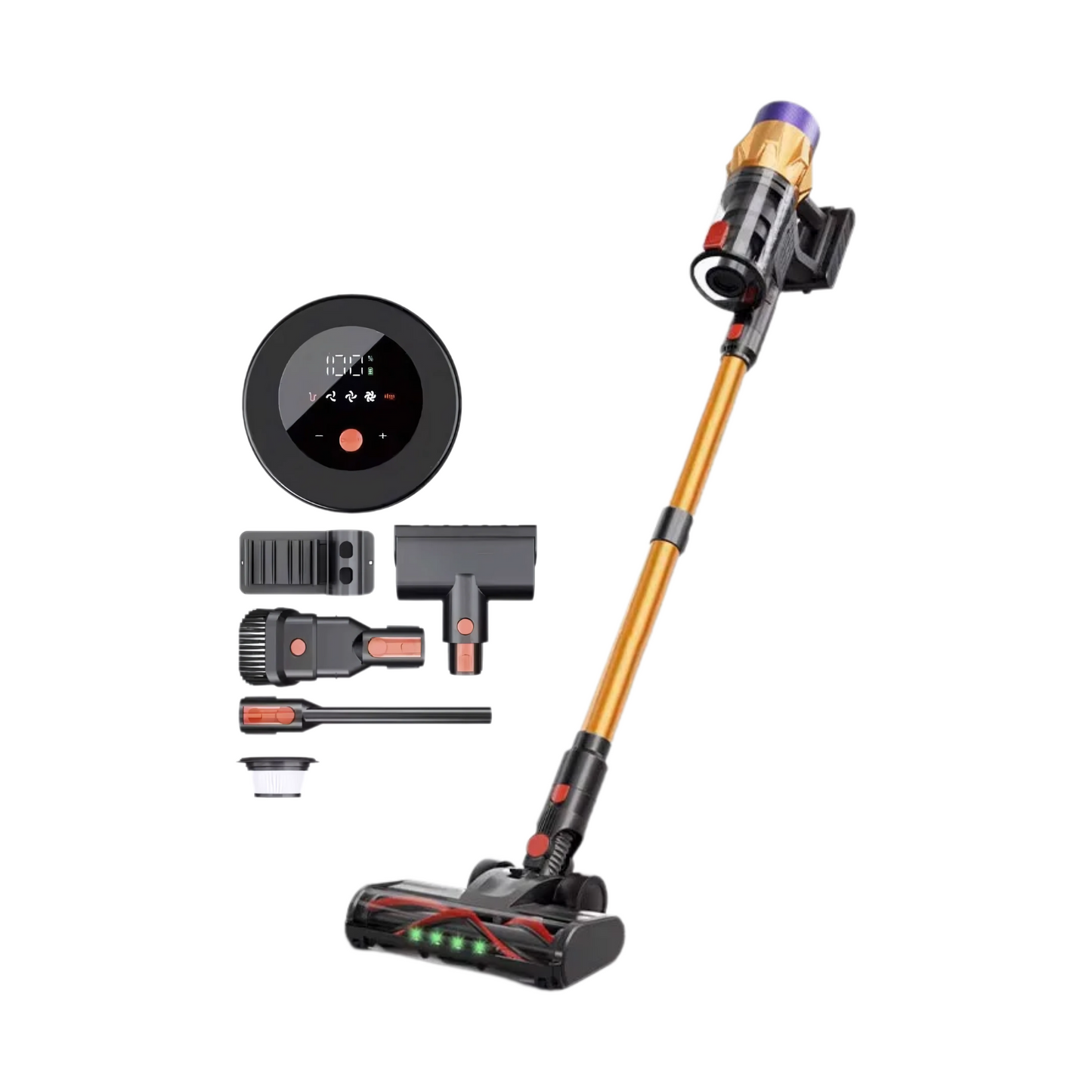 Smart Cordless Vacuum Cleaner with Mite Brush for Pet Hair