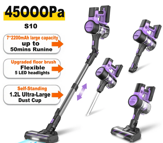 Rechargeable 6-in-1 Stick Vacuum Cleaner for Homes