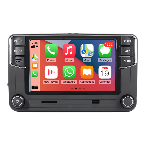 Wireless CarPlay Car Radio for VW Polo Golf Passat