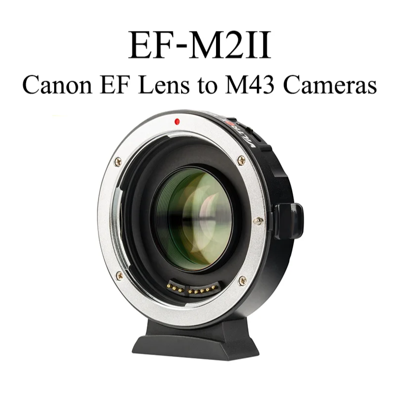 Autofocus Adapter Ring 0.71x for Canon EF to M43 Mount