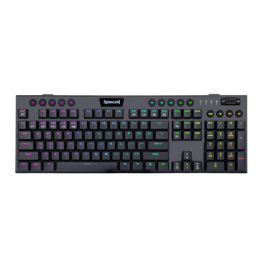 104-Key RGB Mechanical Keyboard USB/Bluetooth Wireless