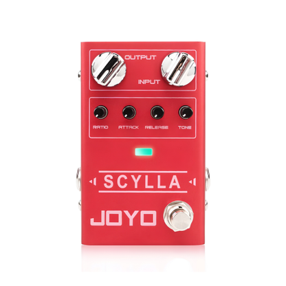 Bass Compressor Pedal with Attack Release Ratio Controls