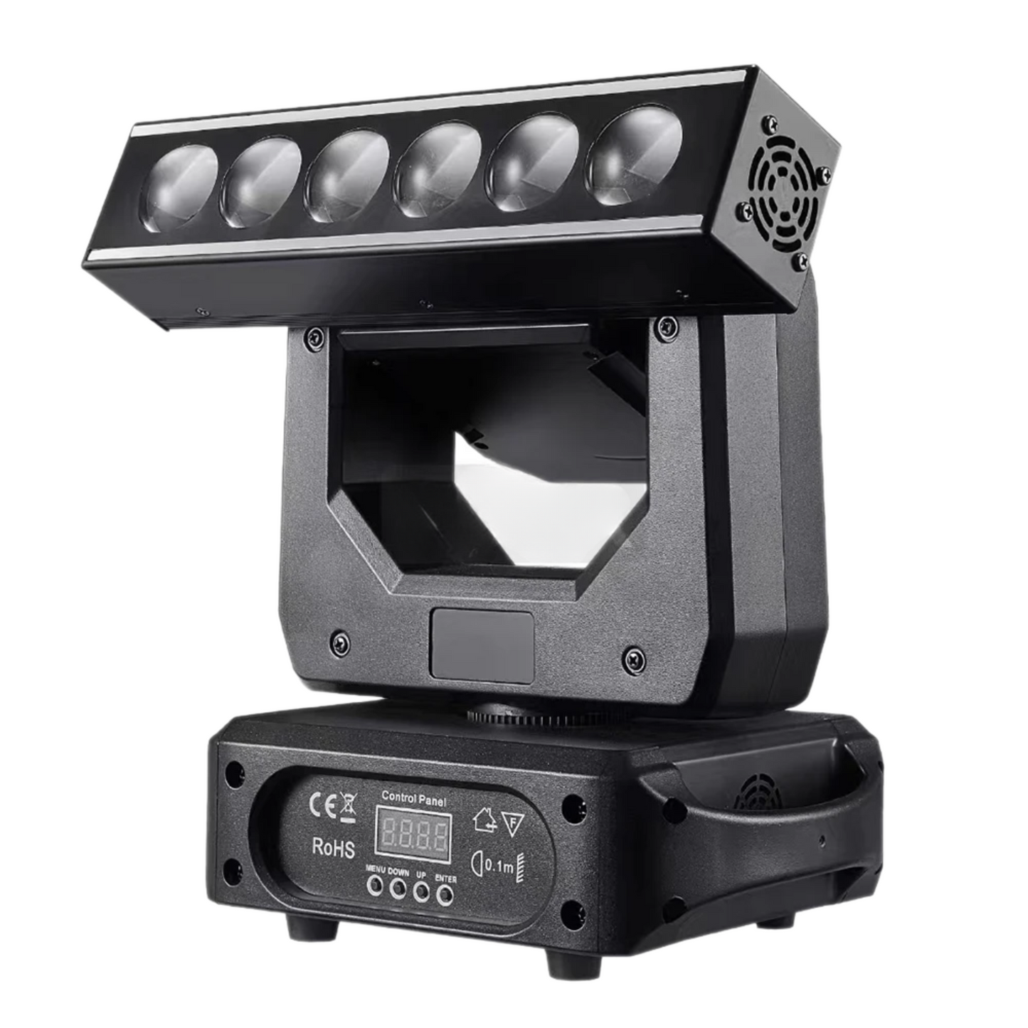 2-Pack 6x20W RGBW LED Moving Head Stage Lights