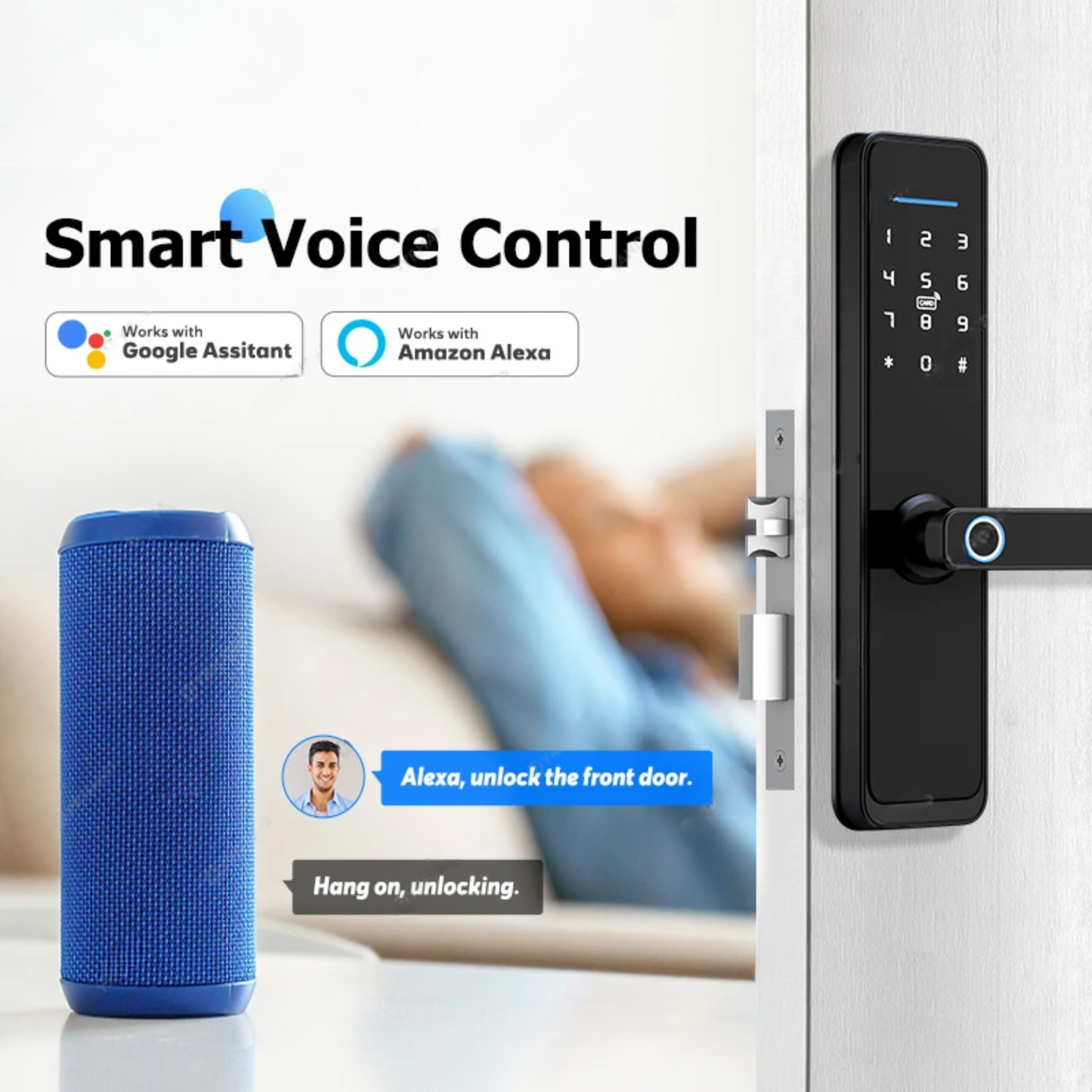 Keyless Wifi Electronic Lock for Home and Hotel