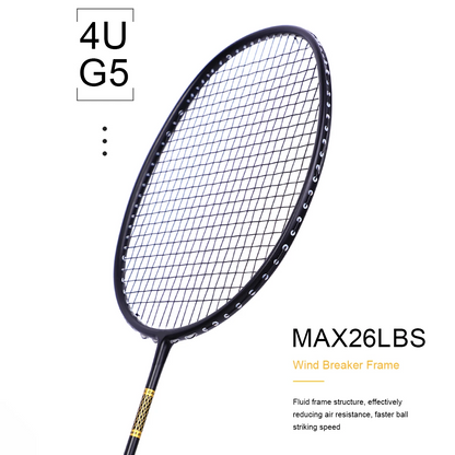 Ultra Light 4U Carbon Badminton Racket 85g Blue Box