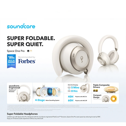 Wireless Gaming Headset with Hi-Res Audio and ANC