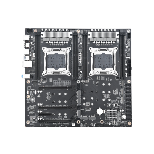 Dual LGA2011-3 X99 Motherboard 10 SATA 8 M.2 NVMe