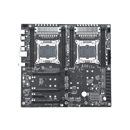Dual LGA2011-3 X99 Motherboard 10 SATA 8 M.2 NVMe