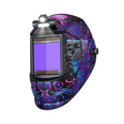 Adjustable Shade Welding Mask with Fast Reaction 4 Arc Sensors