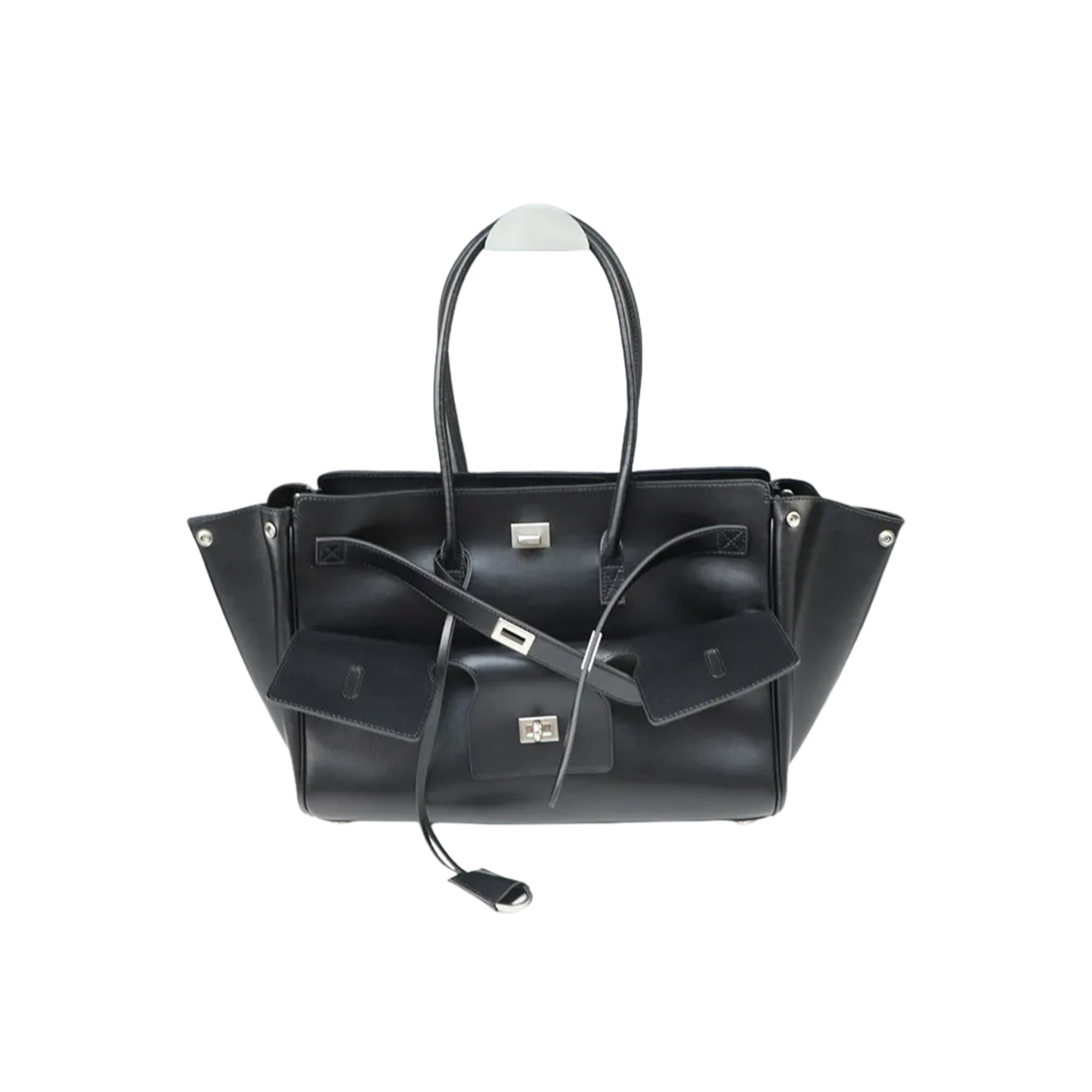 Large Cowhide Leather Tote Bag Top Handle