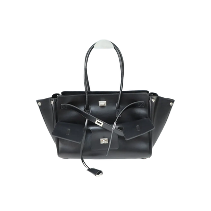 Large Cowhide Leather Tote Bag Top Handle