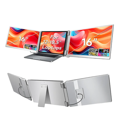 16" FHD IPS Portable Monitor with Backlit Display