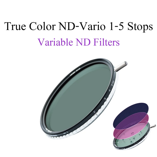 82mm Adjustable ND Filter 1–5 Stops Photography