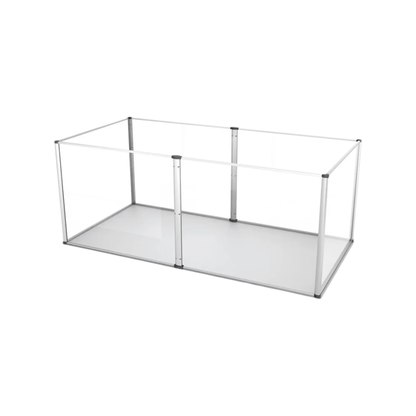 Large Acrylic Dog Playpen 124x63x40cm Indoor Enclosure