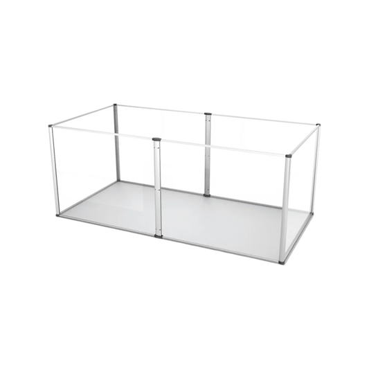 Large Acrylic Dog Playpen 124x63x40cm Indoor Enclosure