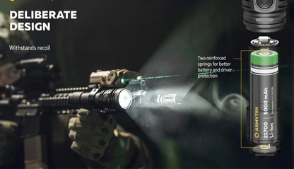 3000 Lumens USB Rechargeable Hunting Tactical Torch