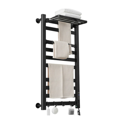 Smart Heated Towel Rail Black Upgrade