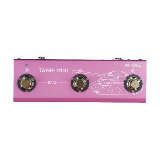 Mini Bass Effects Processor with Rechargeable Battery and Presets