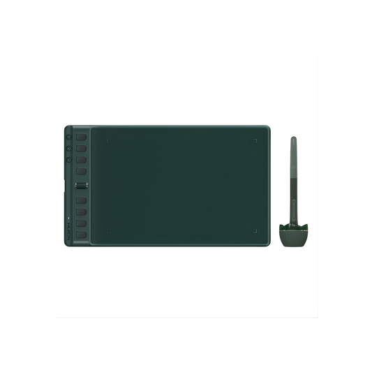 Huion Inspiroy 2 Wireless Green Drawing Tablet with 8 Shortcut Keys
