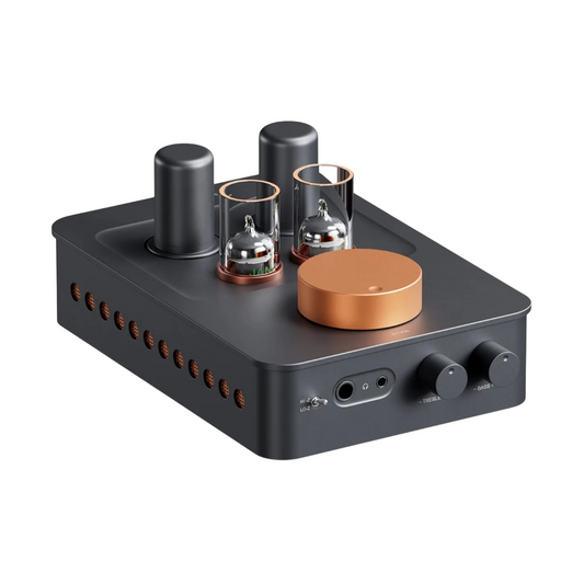 High Fidelity GR70 Tube Headphone Amp with Dual Inputs Orange