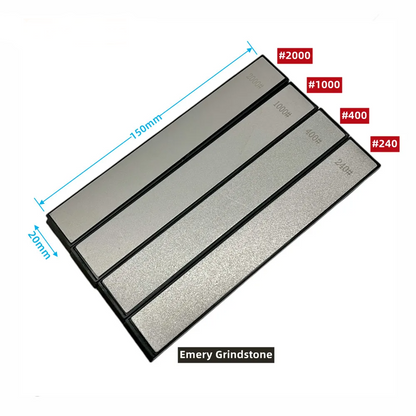 Heavy Duty Knife Sharpening Kit with Multi-Grit Stones