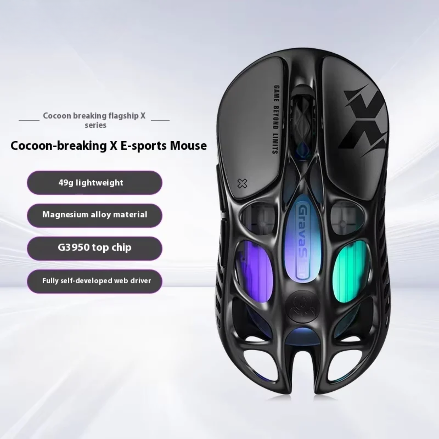 High Performance Gaming Mouse with Adjustable DPI and RGB Lights