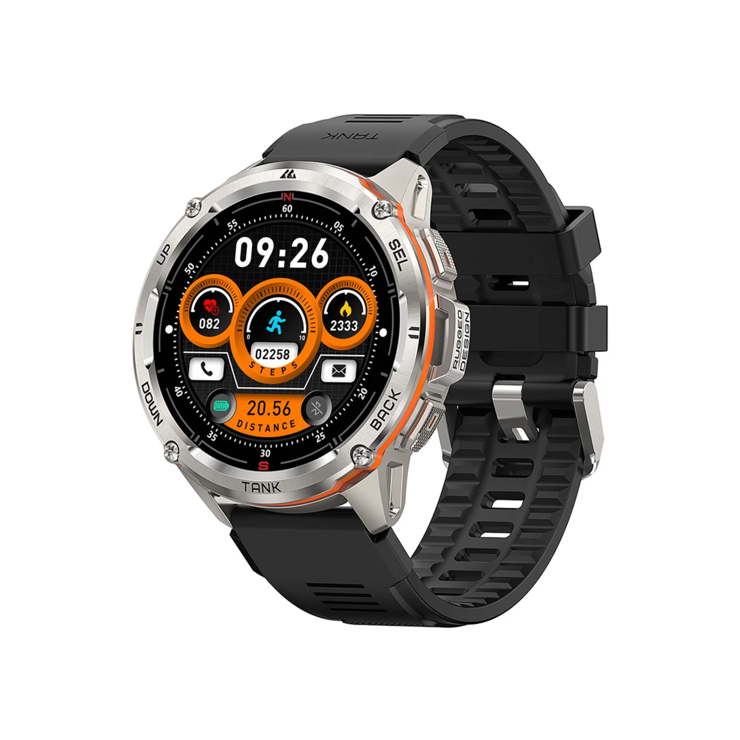 GPS Smartwatch with AMOLED AOD Display