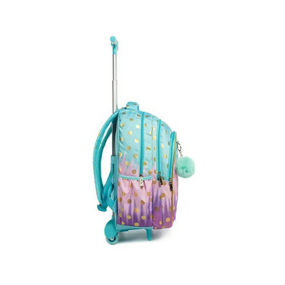 Children Backpack with Wheels and Lunch Box Combo