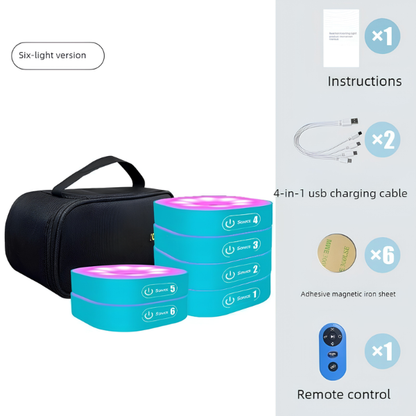 Multicolor 6-Light Reaction Training System Sports