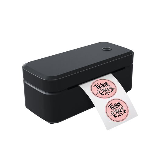 Compact Bluetooth Thermal Label Printer for Home Office Shipping