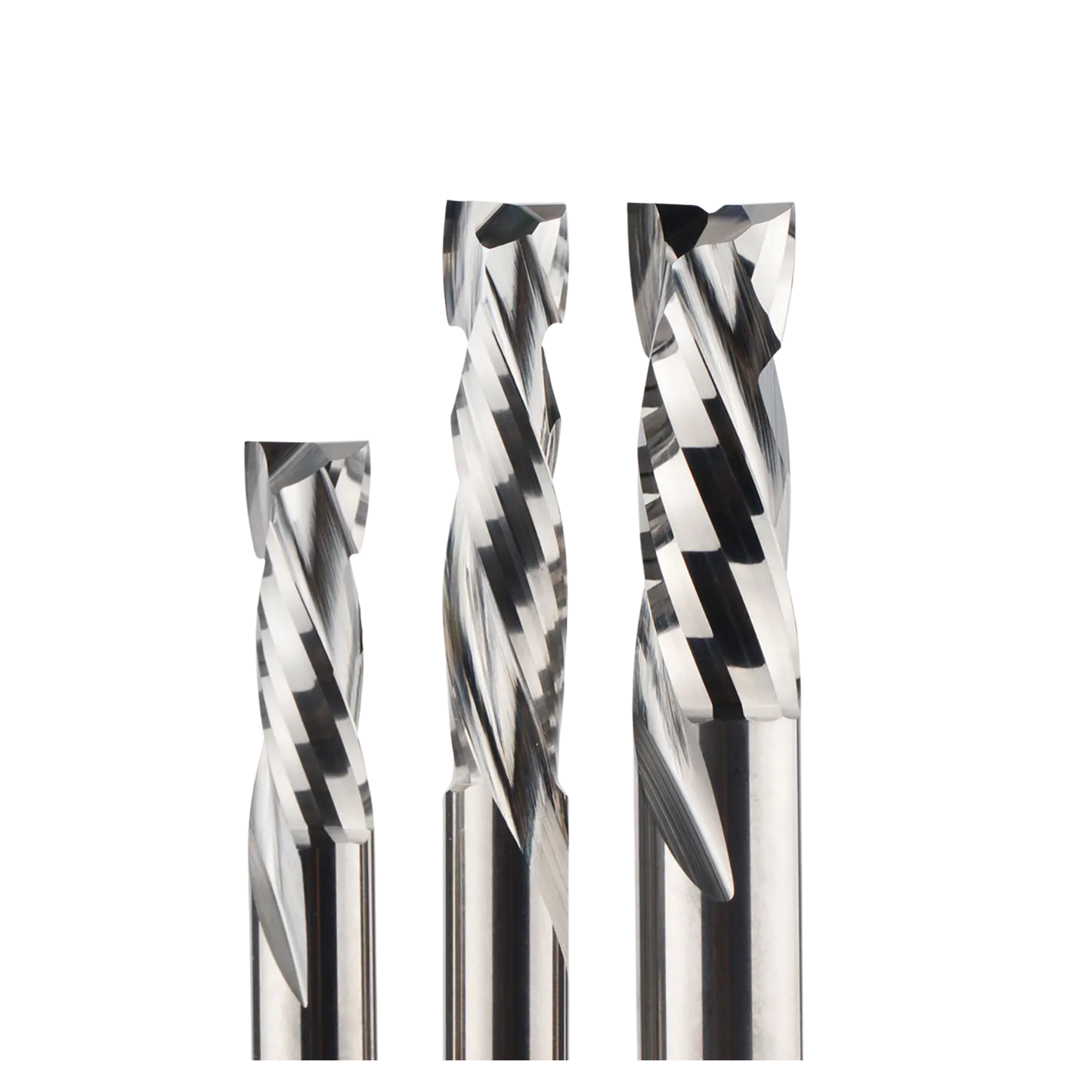 2PCS 10mm Two-Flute Spiral End Mill Cutter