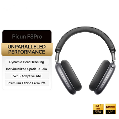Dark Sky Grey Noise Cancelling Headphones with Head Tracking