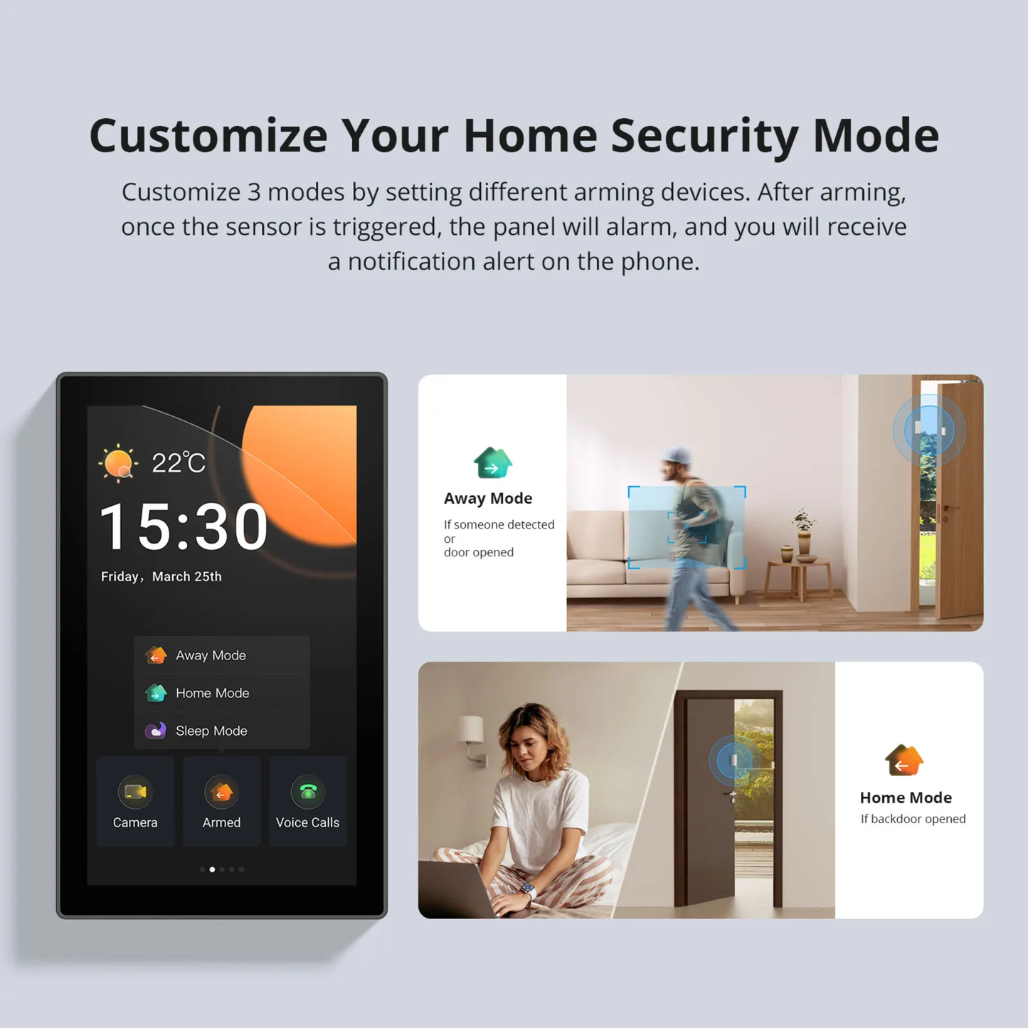 NSPanel 120PW Smart Home Display for Google Home