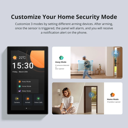 NSPanel 120PW Smart Home Display for Google Home