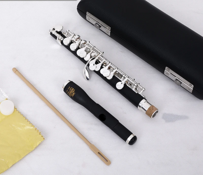 Silver-Plated C Key Piccolo Half-Size Cupronickel Flute