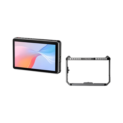 6 Inch 4K Touchscreen Camera Monitor with Rabbit Cage