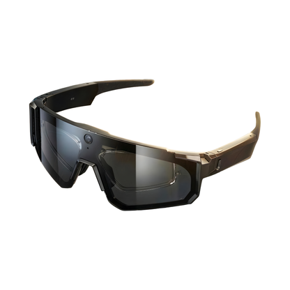 Smart HD Camera Cycling Sunglasses Anti Shake Black
