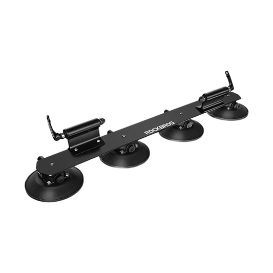 Black Suction Roof Bike Rack with Quick Hub Mount
