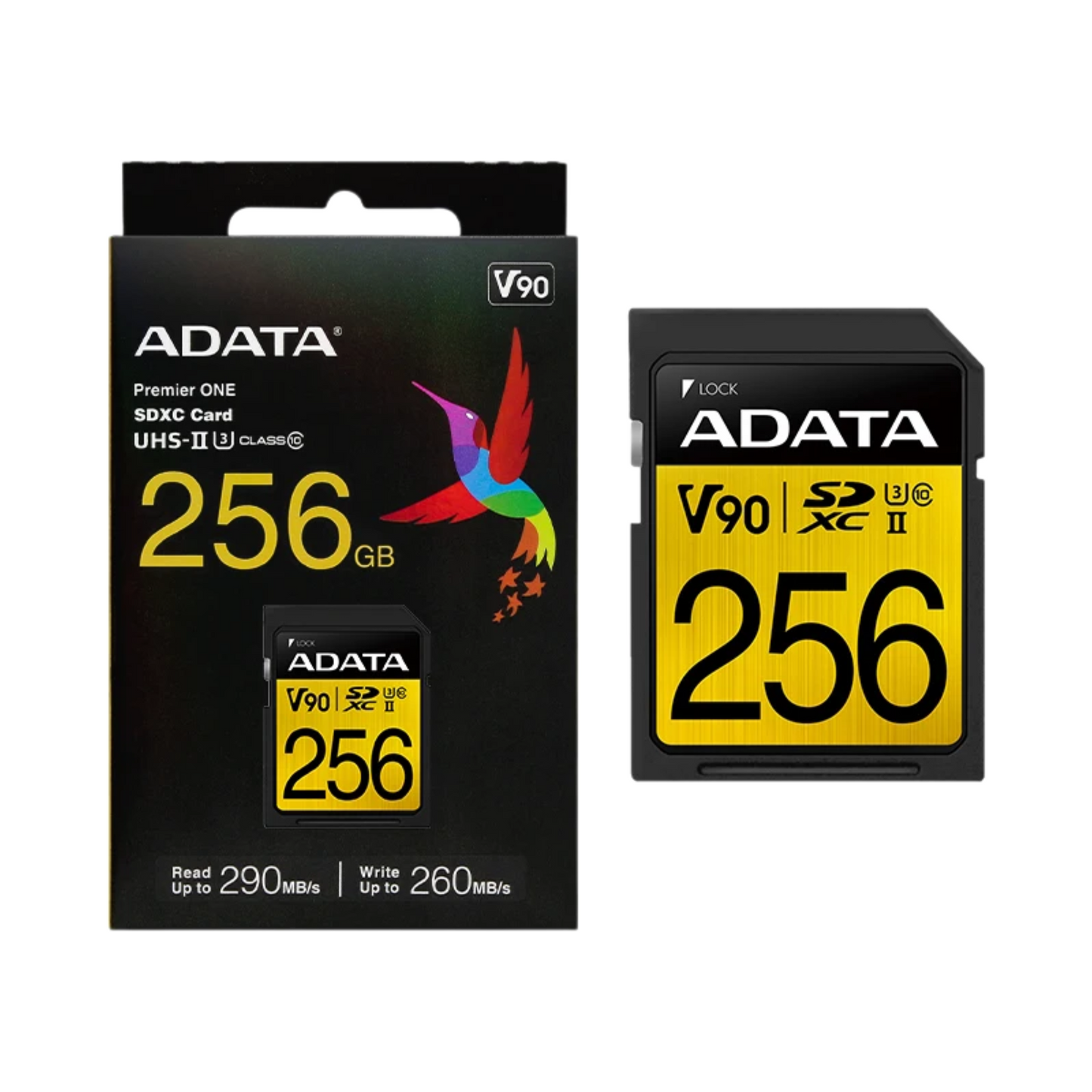ADATA 256GB High Storage V90 UHS II SD Card