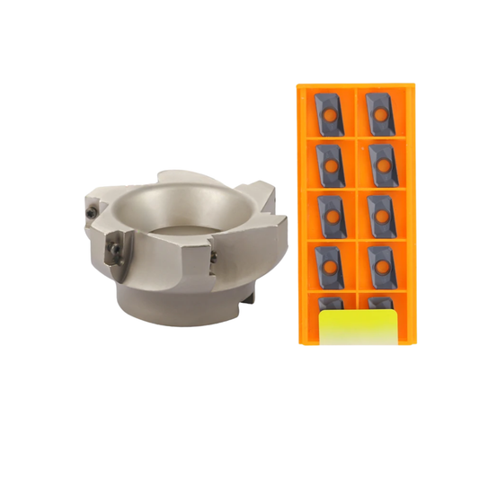 CNC Face Milling Cutter 80mm 6 Tooth Insert Tool
