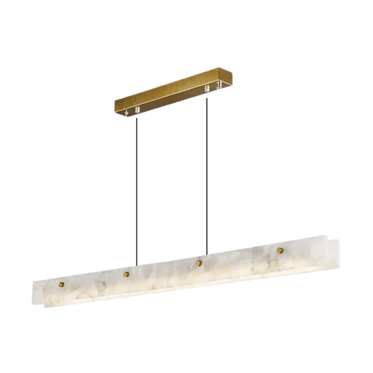 Gold 100 cm Linear LED Pendant Light Tricolor