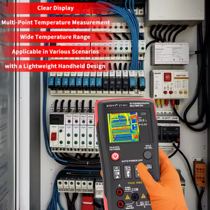 Portable 240x240 IR Thermal Multimeter for HVAC ZT-R01