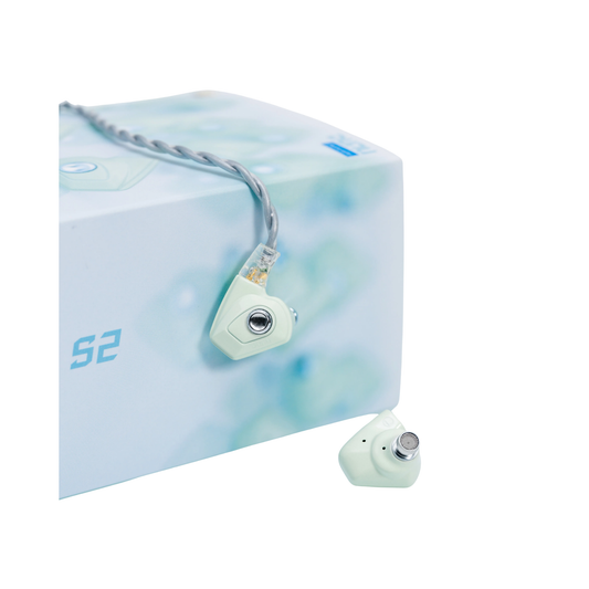 Mint Green Type-C Earphones Dual Drivers with Mic